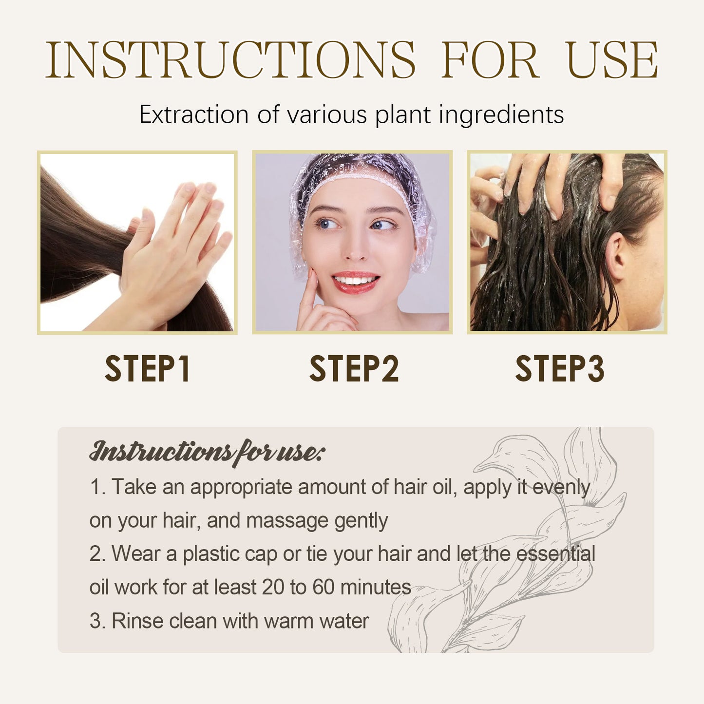 GDBadais Batana For Scalp And Hair, Nourishing Dry Hair Tail Care Smooth Hair Care Scalp Hair Mask Hair Care Oil