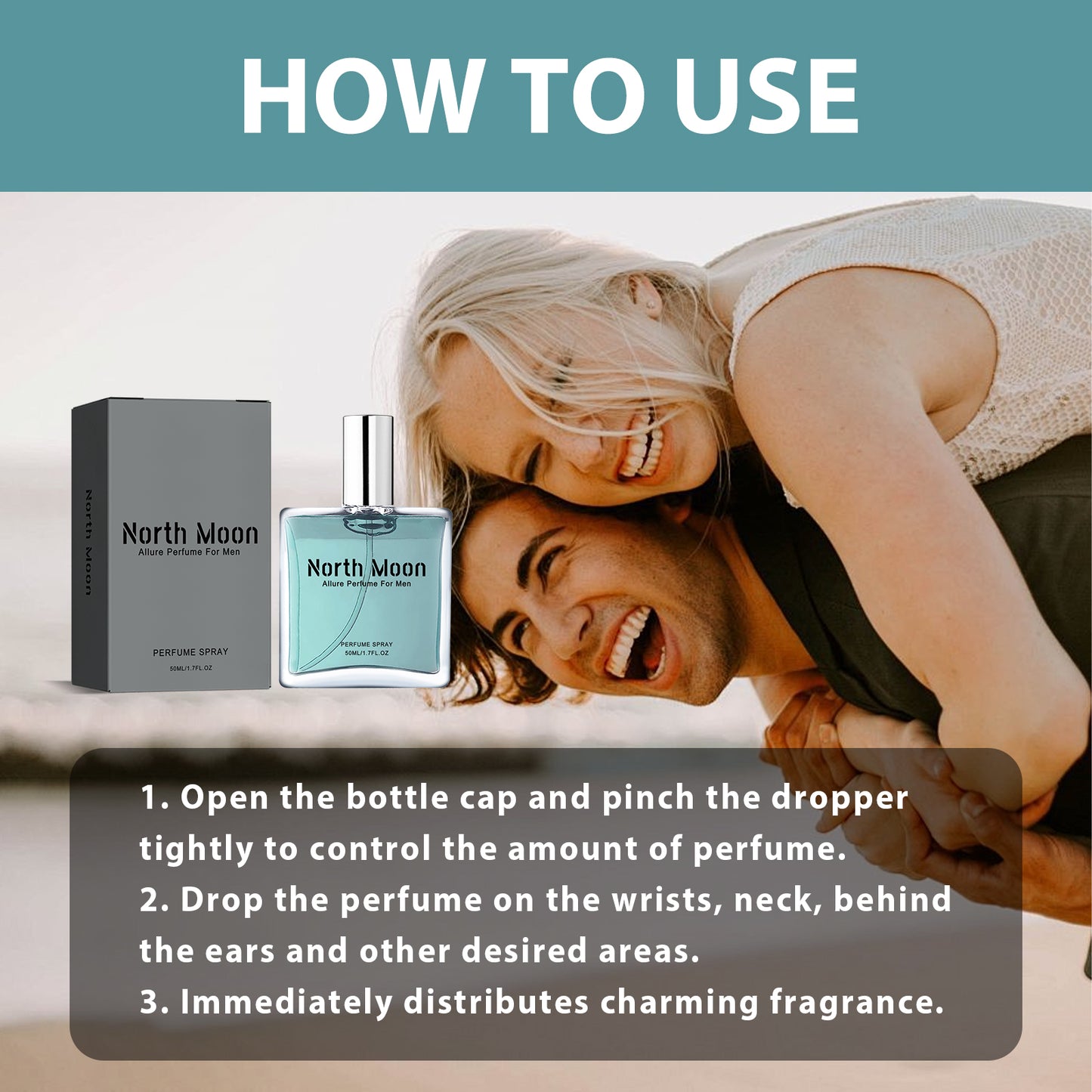 GDBadais Men's Charm Perfume Men Release Charm Natural Fresh Lasting Light Fragrance Niche Perfume
