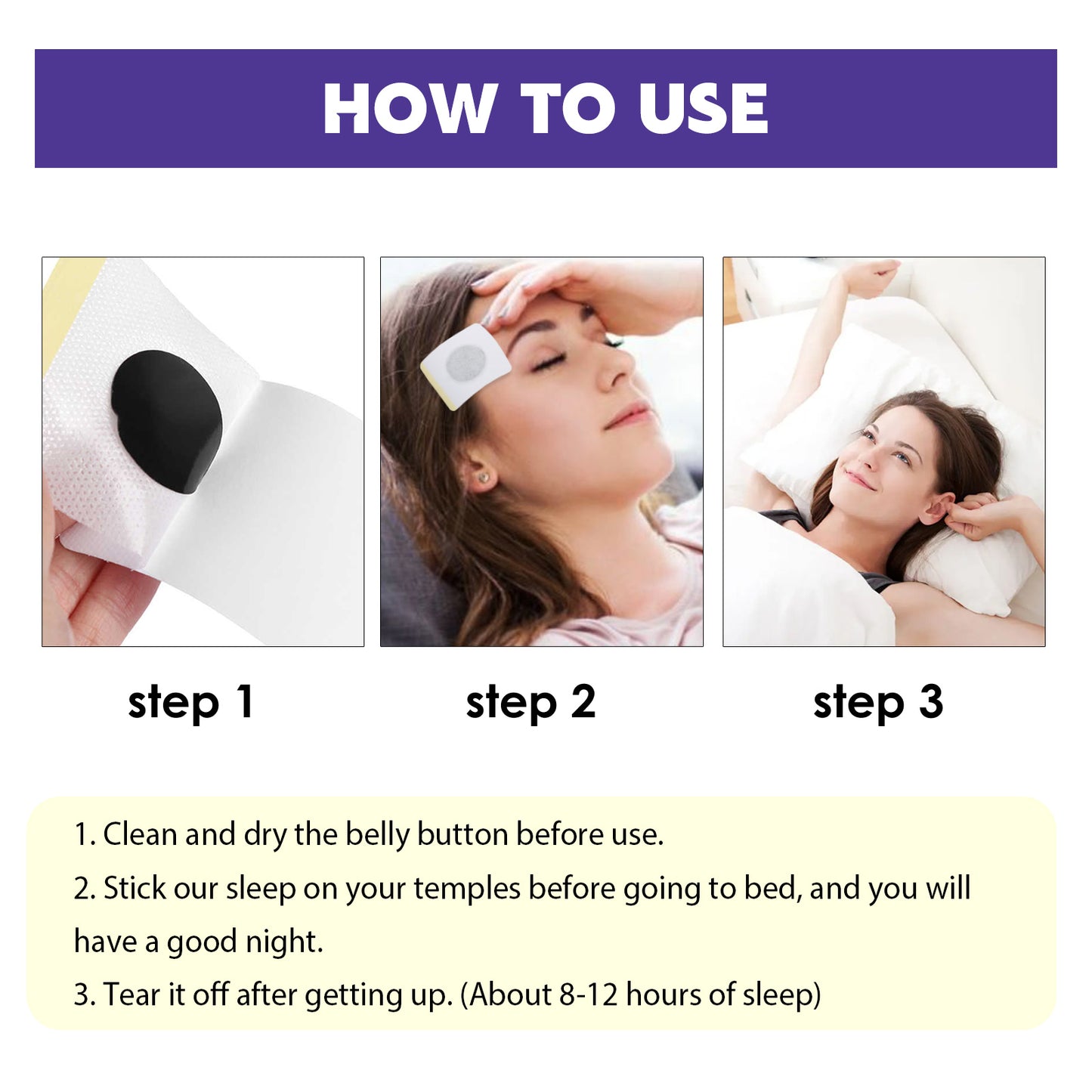 GDBadais Sleep Patch Home Gentle Care To Improve Sleep Quality Daily Body Care Patch