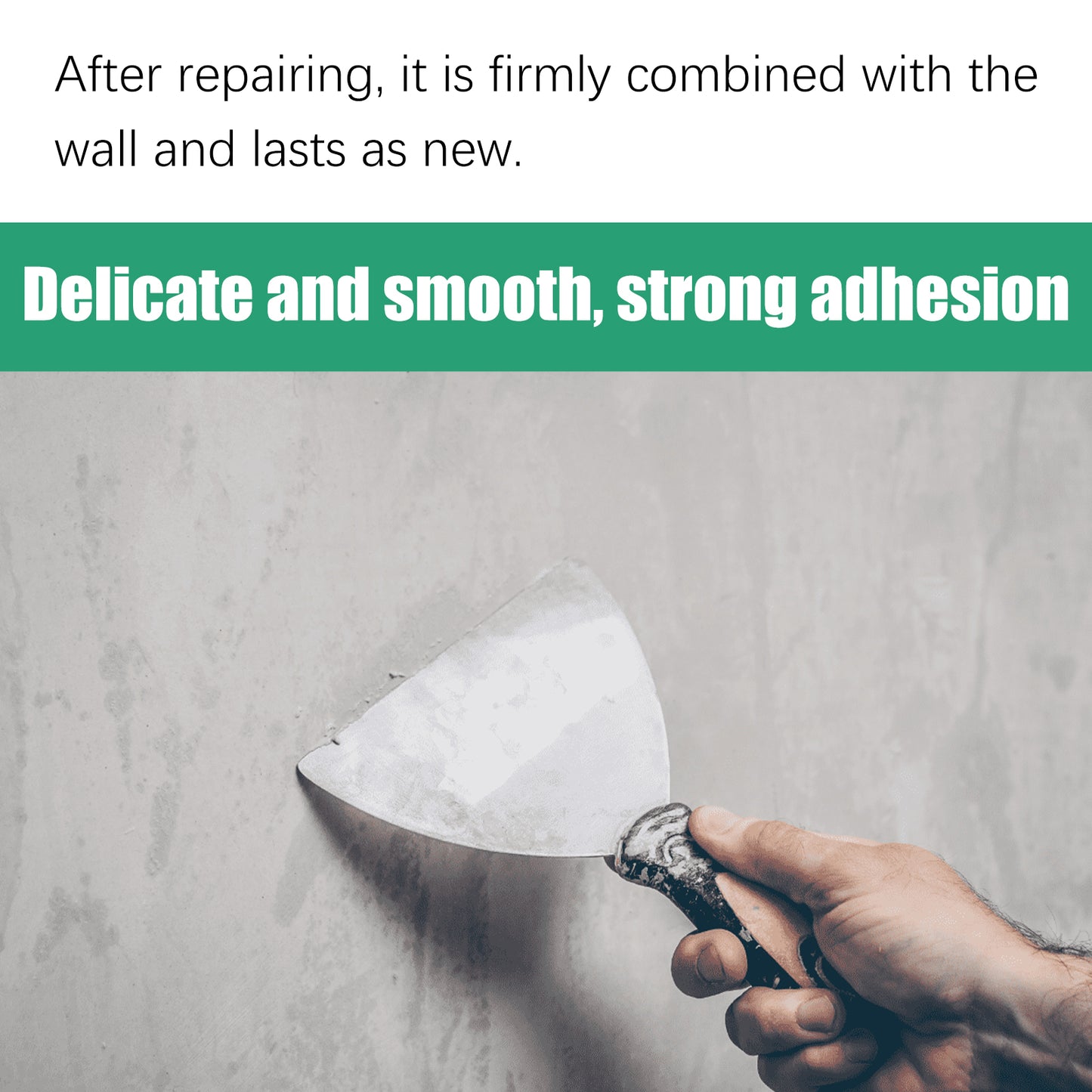 GDBadais Wall Repair Paste, Covering Stain Repair Agent Wall Paint Off Moisture Proof Wall Paint Crack Repair Plaster