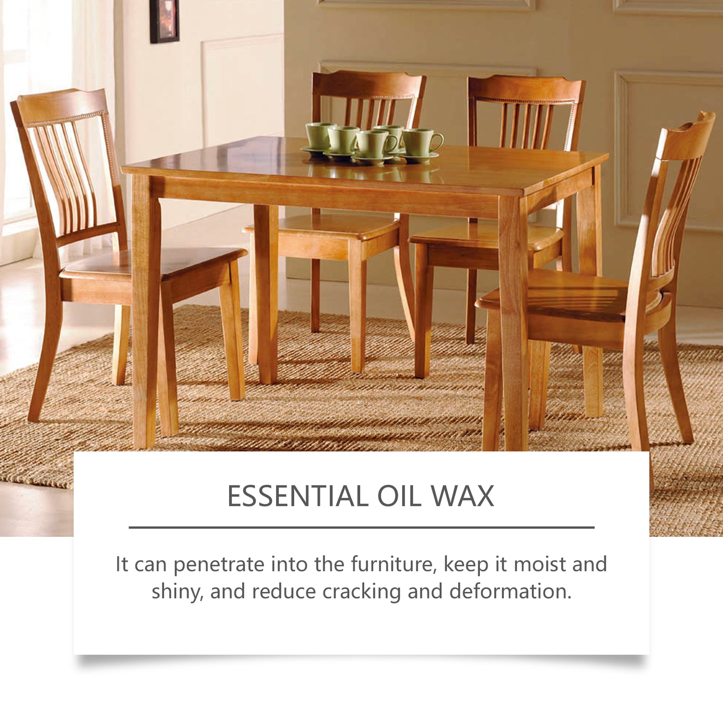GDBadais Furniture Beeswax Spray, Furniture Floor Care Polishing Waterproof Anti-Cracking Scratches Refurbished Care Wax