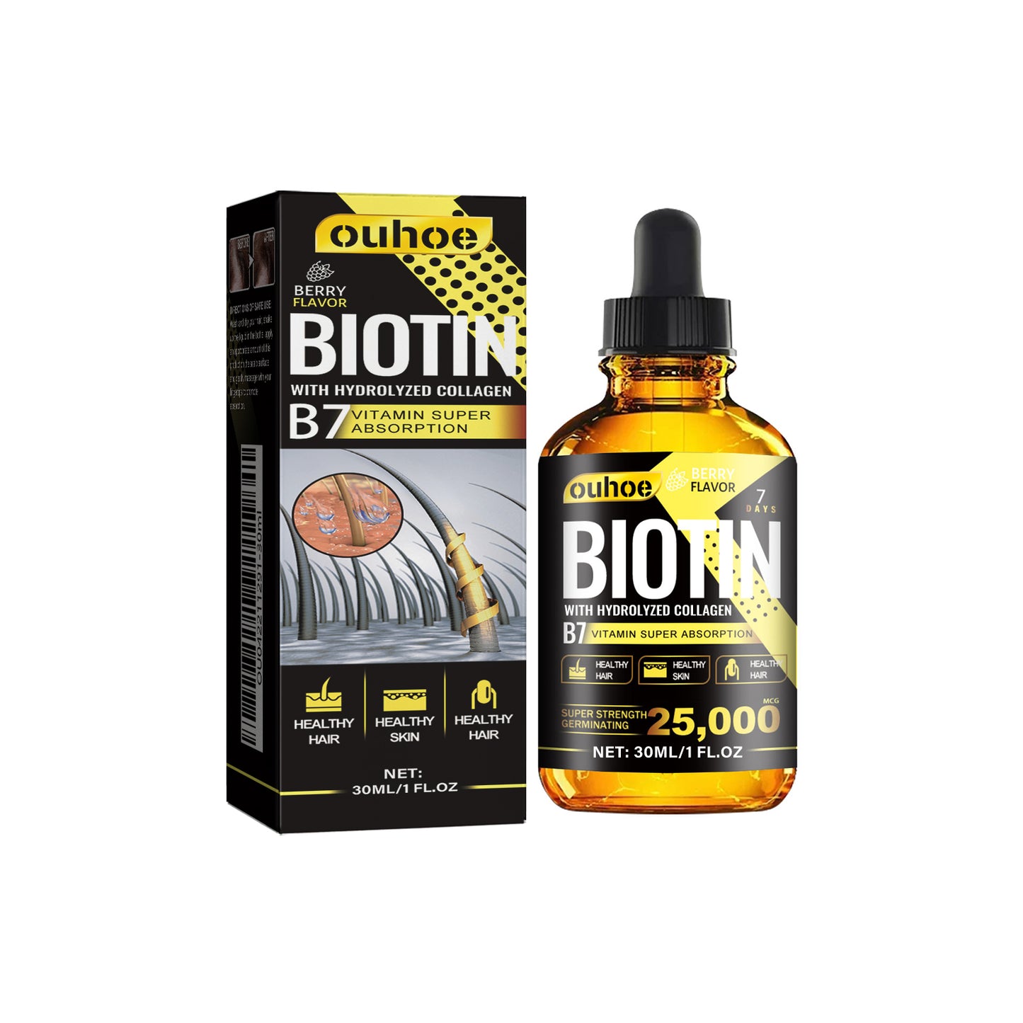 GDBadais Collagen B7 Vitamin Hair Care Essential Oil Nourishes Hair Gently And Softens Hair