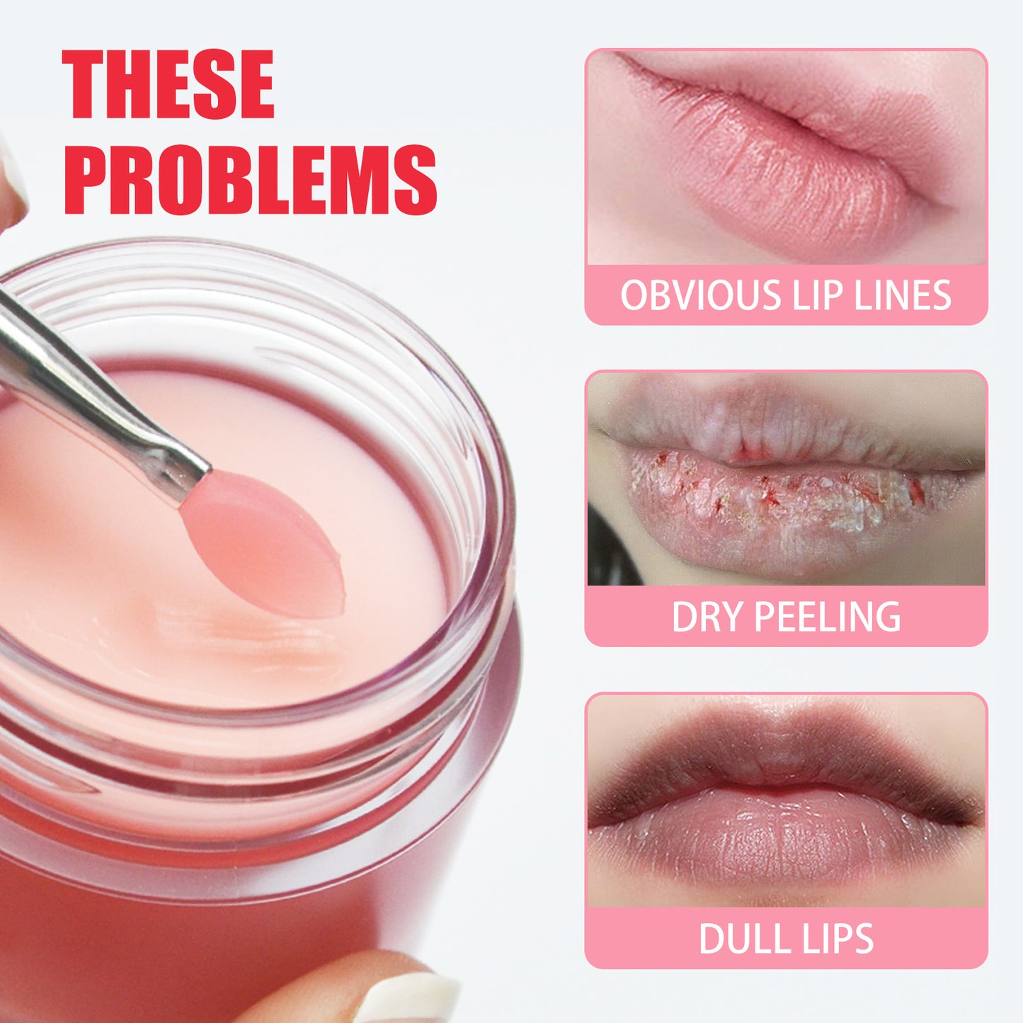 GDBadais Jelly Lip Mask Moisturizes, Hydrates, Reduces Lip Lines And Moisturizes Lip Skin