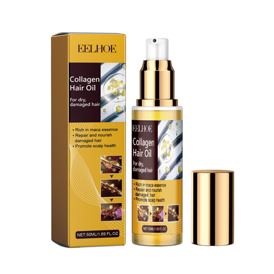 GDBadais Maca Essence Repair Collagen, Repair Bifurcate Improve Hair Moist Smooth The Hair Essence
