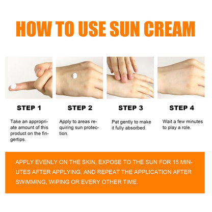 GDBadais Protective Cream Moisturizes The Face, Body And Skin Protection Without Fake White Summer Refreshing Without Greasy