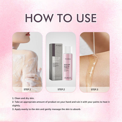 GDBadais Skincare Body Oil, Fade Scars And Fine Lines Of Pregnancy Moisturize And Repair Delicate And Smooth Body Skin