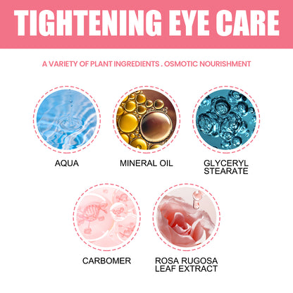 GDBadais Rosehip Eye Cream Stick, Eye Area Moisturizing Light Line Dark Circles Lift Firming Eye Cream