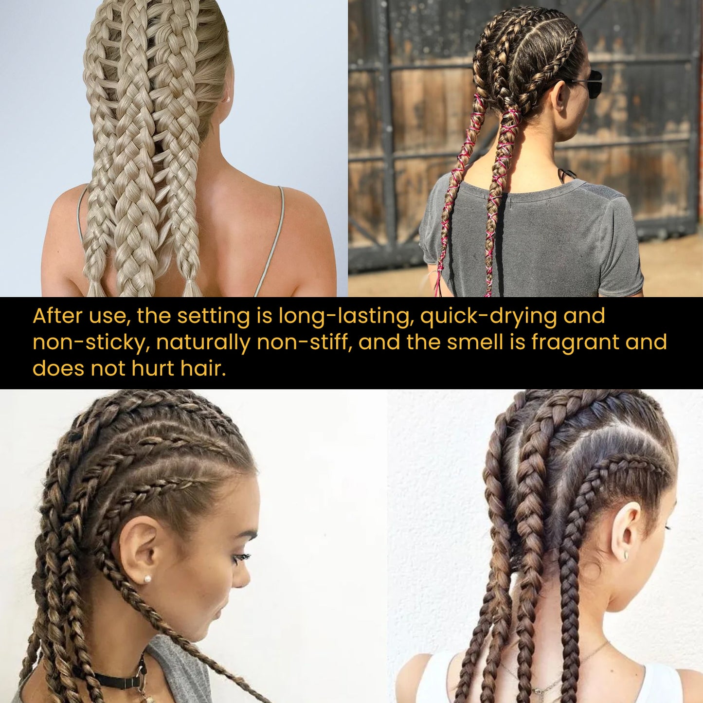 GDBadais Dreadlocks Gel Wax Long Lasting Moisture Dreadlocks Natural Shine Styling Gel Wax