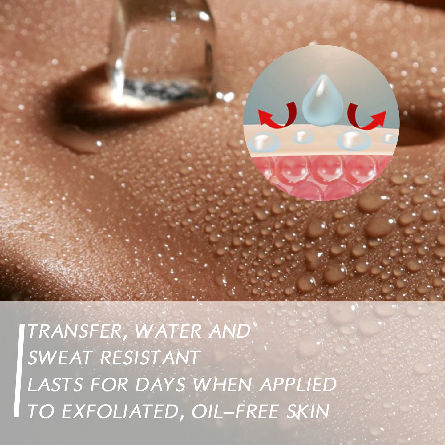 GDBadais Body Concealer, Waterproof Cover Tattoo Scars Birthmark Invisible Body Concealer