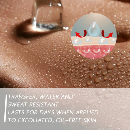 GDBadais Body Concealer, Waterproof Cover Tattoo Scars Birthmark Invisible Body Concealer