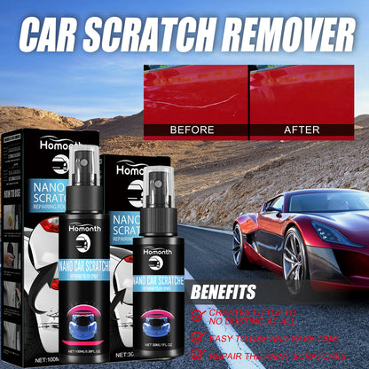 GDBadais Scratch Repair Spray, Automotive Scratch Reconditioning Cleaning Repair Maintenance Brightening Care Paint Spray