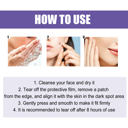 GDBadais Dark Spot Removal Patch, Lightening Face Dark Spots Melasma Spots Melanin Moisturizing Whitening Skin Spot Patch