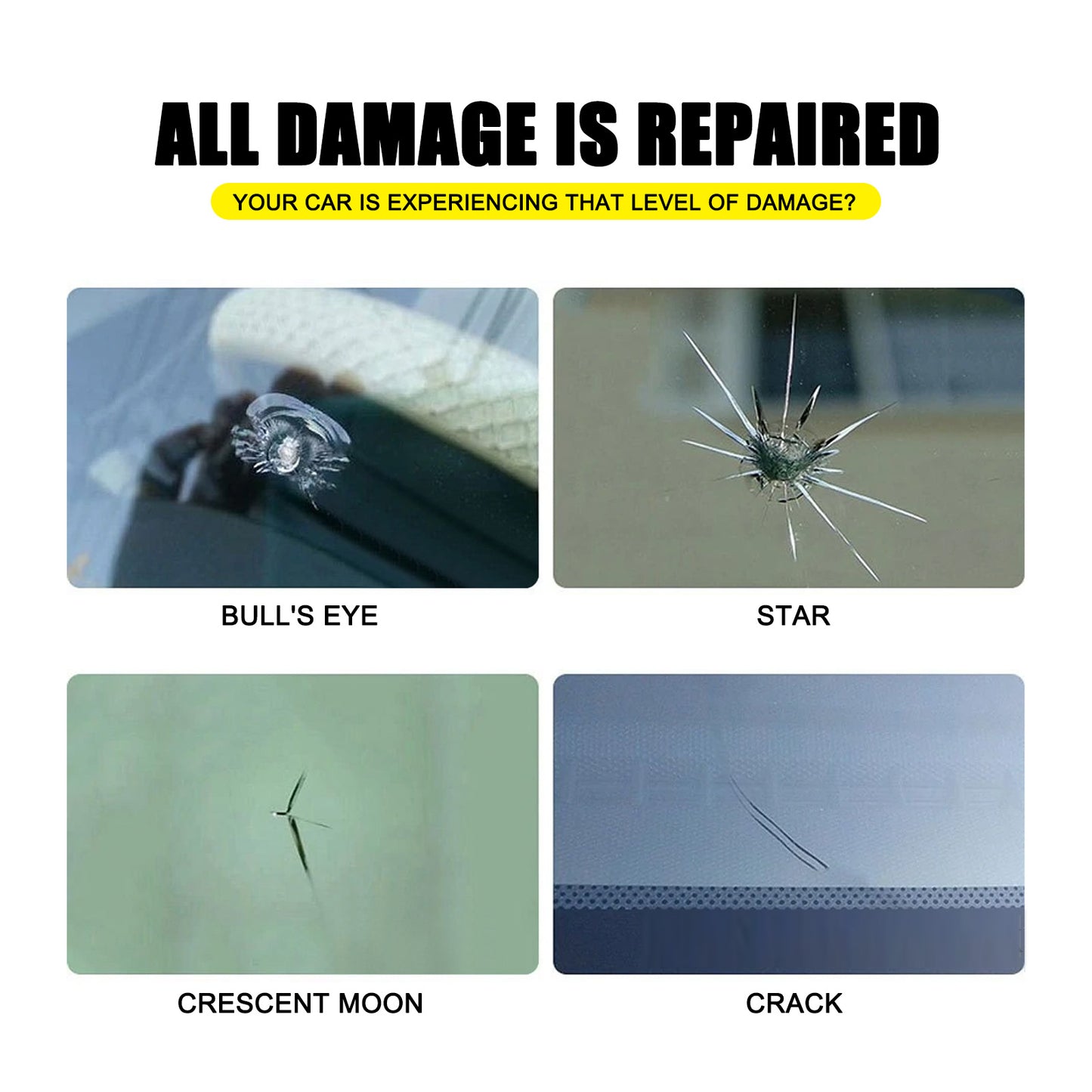 GDBadais Automotive Glass Repair Adhesive, Windshield Crack Repair Adhesive Repair Adhesive Glass Repair Adhesive