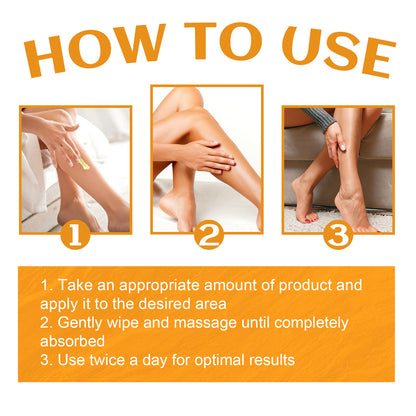 GDBadais Vitamin K Cream Skin Care For Sore And Swollen Legs Earthworm Leg Vein Massage Cream