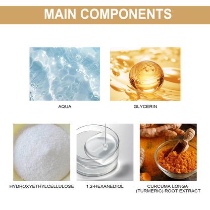 GDBadais Turmeric Correction Essence Facial Care Hydrating Moisturizing Gentle Moisturizing Skin Care Essence