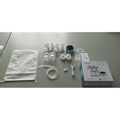 Breast Pump, Electric Breastfeeding Pump 3 Modes 10 Levels Dual Rechargeable Nursing Double Breast Milk Pump Massage with Touchscreen LED BPA Free