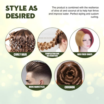 GDBadais Fluffy Curl Styling Mousse, Anti-Frizz Curl Moisturizing Treatment Foam Styling Mousse