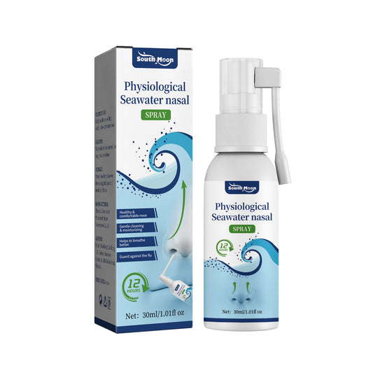 GDBadais Physiological Seawater Nasal Spray, Nasal Gentle Cleansing Nasal Nasal Itchy Spray