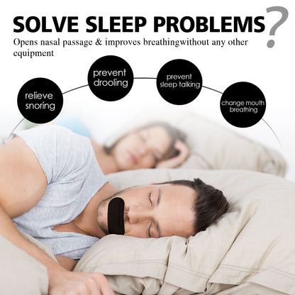 GDBadais Anti-Snoring Patch Open Mouth Breathing Close Mouth Anti-Snoring Care For Sleeping Adults Anti-Snoring Patch