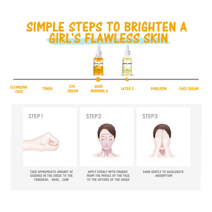 GDBadais Early C Late A Essence Combination, Anti-aging Firming Hydrating And Brightening Dark Yellow Skin Essence