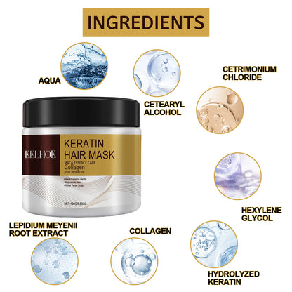 GDBadais Repair Moisturizing Hair Mask Deep Moisturizing Repair Damaged Hair Dry Split Knot Hair Mask