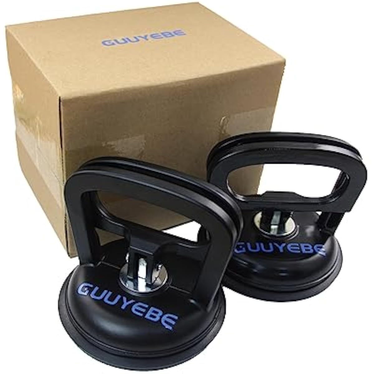 Heavy Duty Suction Cup, Vacuum Suction Cups for TV LED LCD Glass Mirror Screen Panel Granite Tiles and Compatible with Dent Puller to car Repairs Lifting Handle Removal Tool 2 Pack