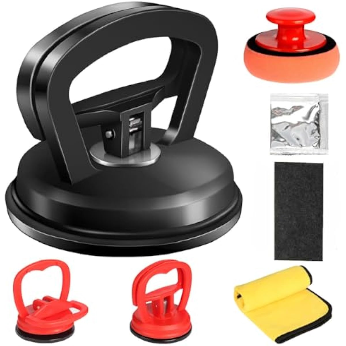 Dent Puller, Car Dent Puller 3 Pack, Suction Cup Dent Removal Kit for Paintless Dent Repair - Auto Body Repair Tool for Dents, Doors, Objects Moving