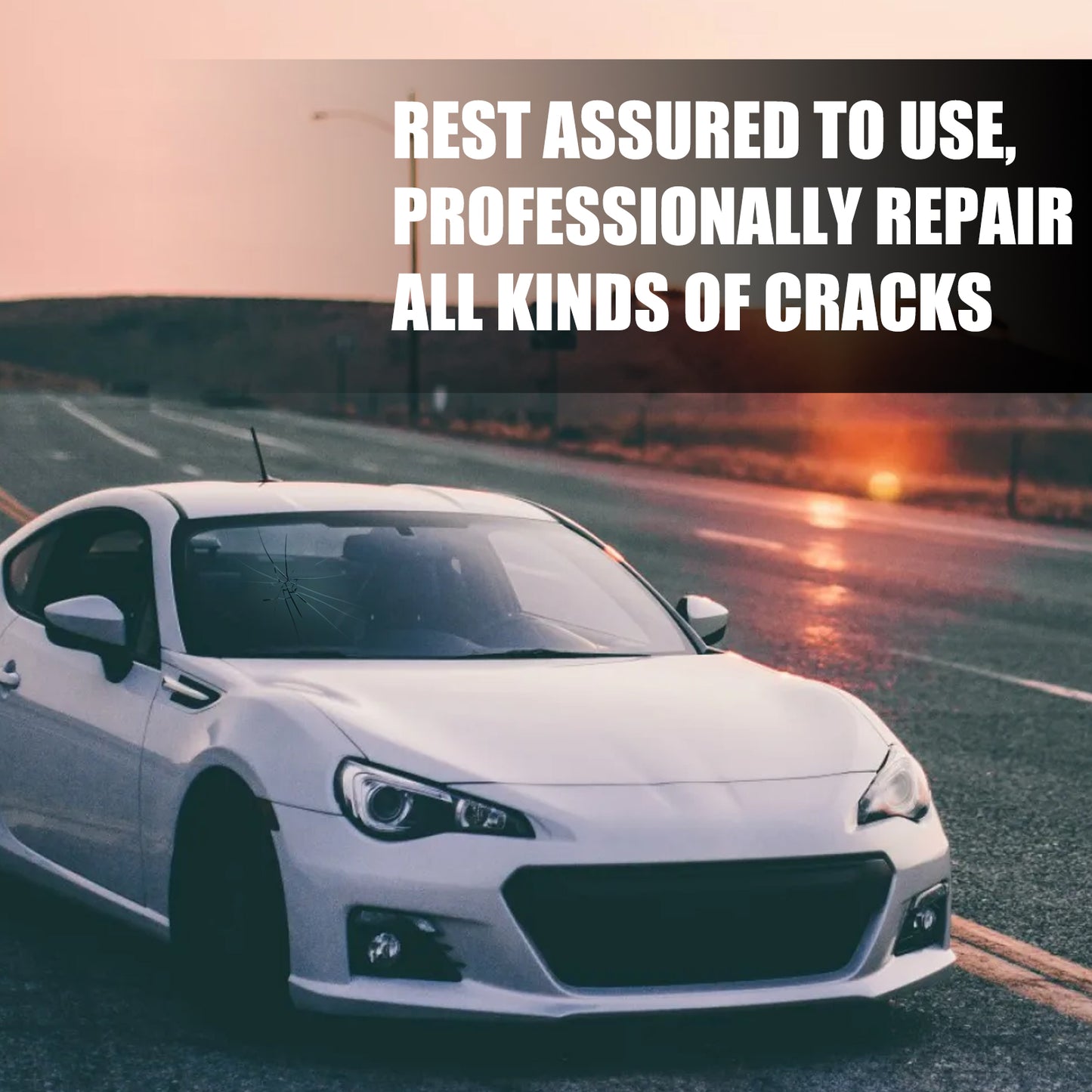 GDBadais Automotive Windshield Crack Repair Fluid Windshield Bonding Fluid Crack Crack Repair Agent