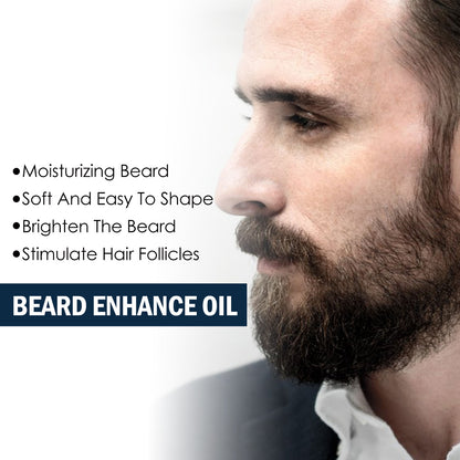 GDBadais Facial Hair Care Oil Strengthens Root And Moisturizes And Brightens Men's Facial Hair