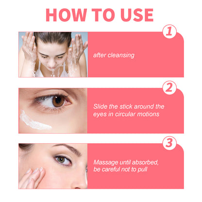 GDBadais Retinol Eye Cream Stick Firming Fine Lines Repair Eye Skin Tender Skin Moisturizing Eye Cream Around Eye Care