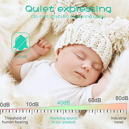Hands-Free Electric Breast Pump with Strong Suction & Ultra Quiet Design, Double Rechargeable Breastfeeding Pump for Home & On-the-Go, 3 Modes & 9 Levels Massage, Anti-Backflow, LED Display, BPA-Free, Portable Nursing Pump with 24mm Flange