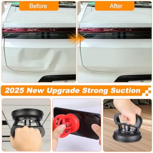 Dent Puller, Car Dent Puller 3 Pack, Suction Cup Dent Removal Kit for Paintless Dent Repair - Auto Body Repair Tool for Dents, Doors, Objects Moving