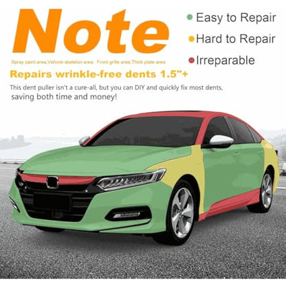 Dent Puller, Car Dent Puller 3 Pack, Suction Cup Dent Removal Kit for Paintless Dent Repair - Auto Body Repair Tool for Dents, Doors, Objects Moving