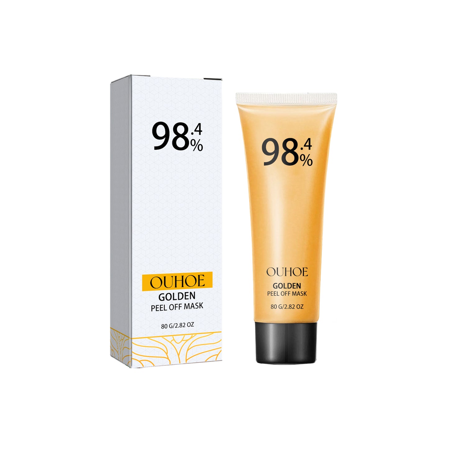 GDBadais 24k Gold Peel Mask Deeply Cleanses The Skin Of Blackheads, Pimples, Delicate Pores And Tighteners Skin Care
