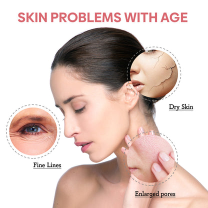 GDBadais 5 in 1 Face Serum, Moisturizes Skin Firming Lightening Acne Spots Beautiful Skin Serum