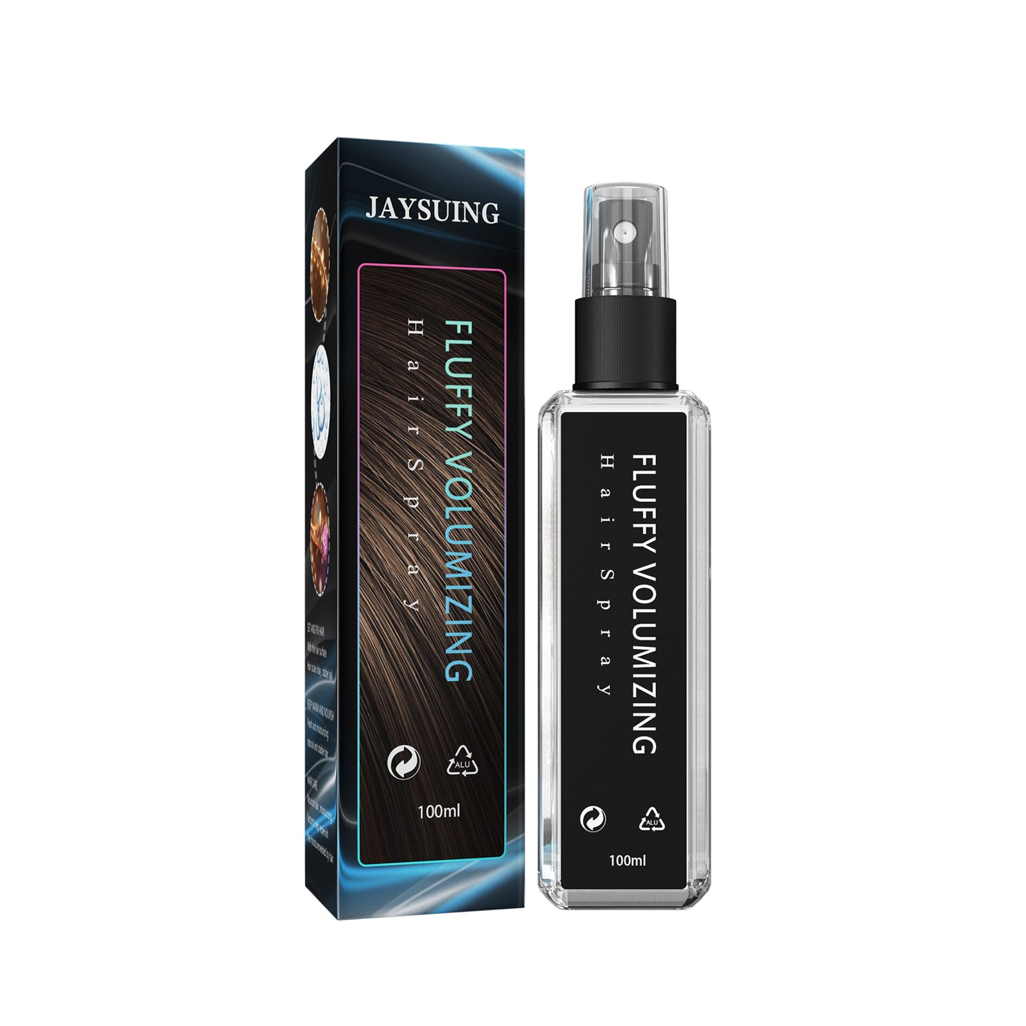 GDBadais Fluffy Volumizing Hair Spray, Long-Lasting Hair Styling Gel With Moisturizing Fragrance