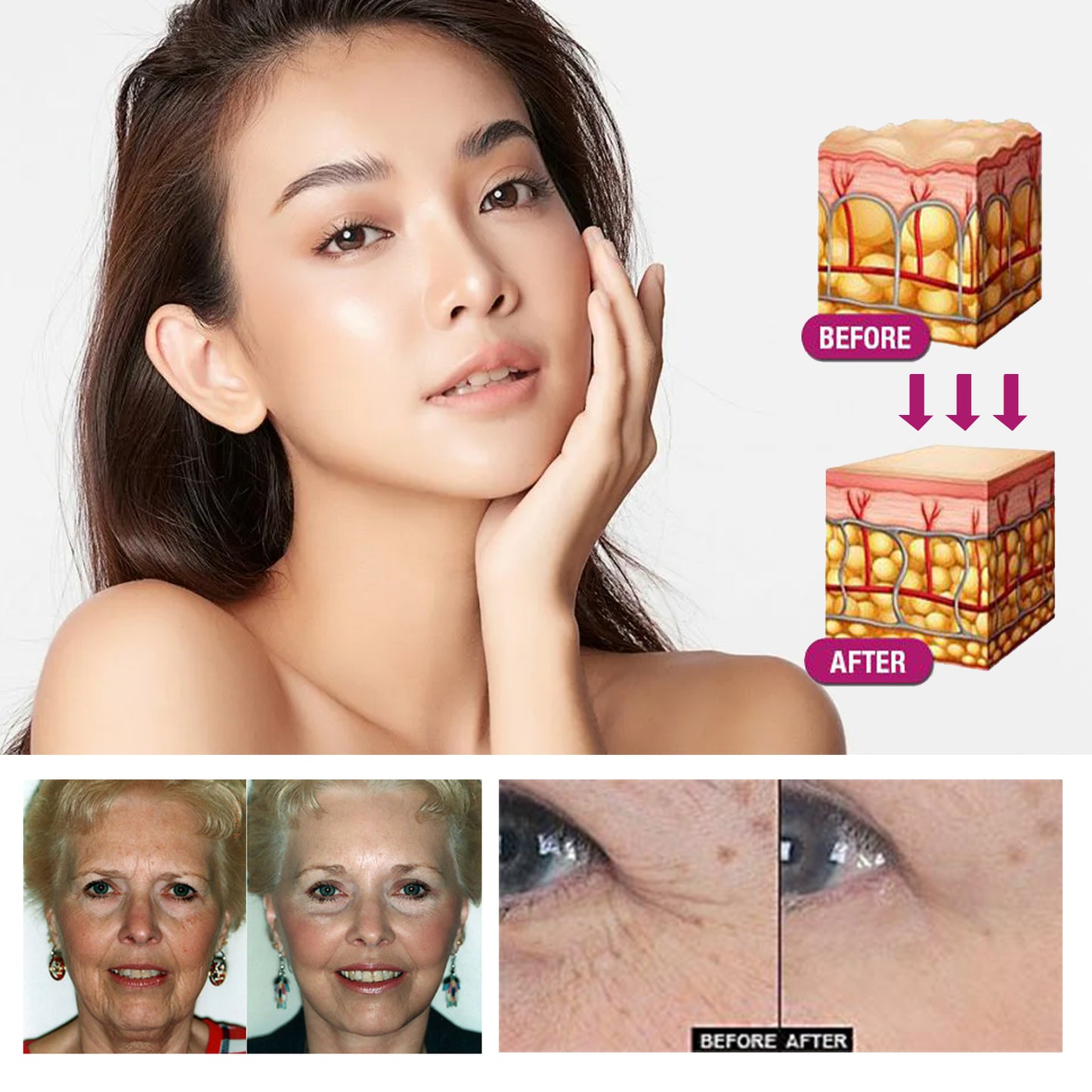 GDBadais Night Frozen Mask, Leave-In Facial Mask Firming Skin, Reducing Fine Lines And Moisturizing Night Cream