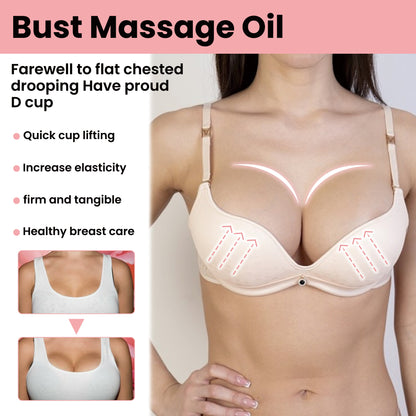 GDBadais Beauty Massage Oil Breast Gentle Moisturizing Treatment Full And Firm Breast Volumizing Massage Treatment