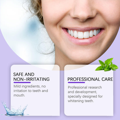 GDBadais Purple Toned Teeth Set Clean Teeth Fresh Breath Care Mouth Clean Mouth Care