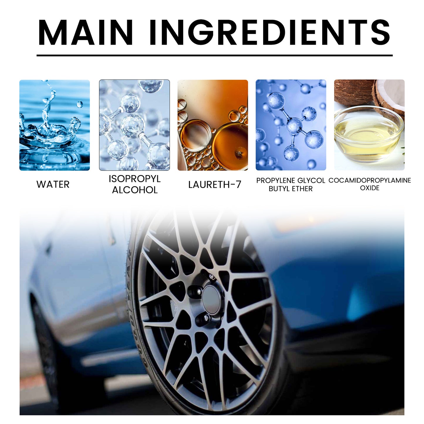 GDBadais Wheel Cleaners, Automobile Tire Hub Cleaning Rust Polishing Refurbishing Maintenance Cleaner