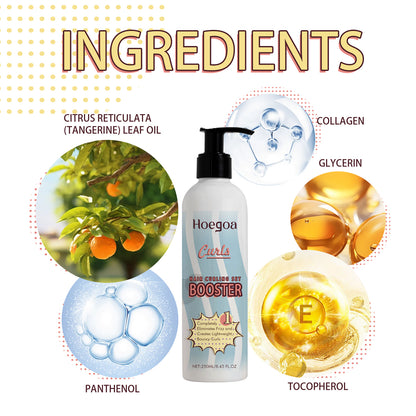 GDBadais Hair Curling Set, Moisturizing Curly Hair Styling Curly Styling Moisturizing Leave-In Hair Care