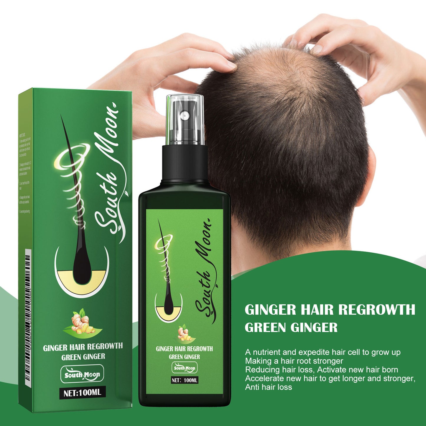 GDBadais Hair Care Spray Nourishing And Nourishing Hair Massage Repair Hair And Scalp Care Solution