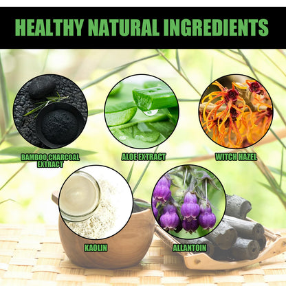 GDBadais Bamboo Charcoal Blackhead Removal Mask, Deep Cleanse Pores And Acne T-Zone Oil Control With A Peel Mask