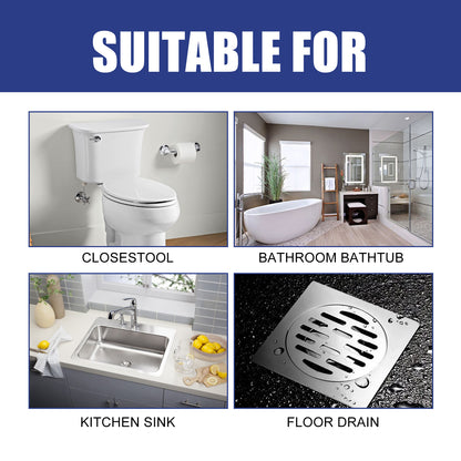 GDBadais Drain Gel Pipe Unclogger, Kitchen Bathroom Sewer Odor Cleaning Dissolves Dredging To Prevent Clogging