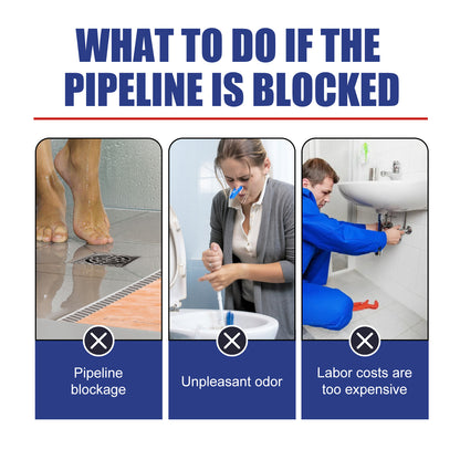 GDBadais Drain Gel Pipe Unclogger, Kitchen Bathroom Sewer Odor Cleaning Dissolves Dredging To Prevent Clogging