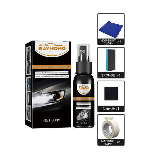 GDBadais Car Headlight Scratch Repair Spray, Reconditioning Spray For Headlamp Crystal Plated Vehicles