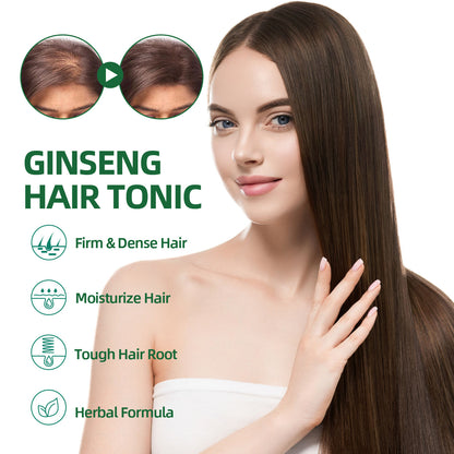 GDBadais Ginseng Hair Growth Liquid, Ginseng Essence Moisturizes Hair, Hair Prevents Loss And Care Hair Growth Spray