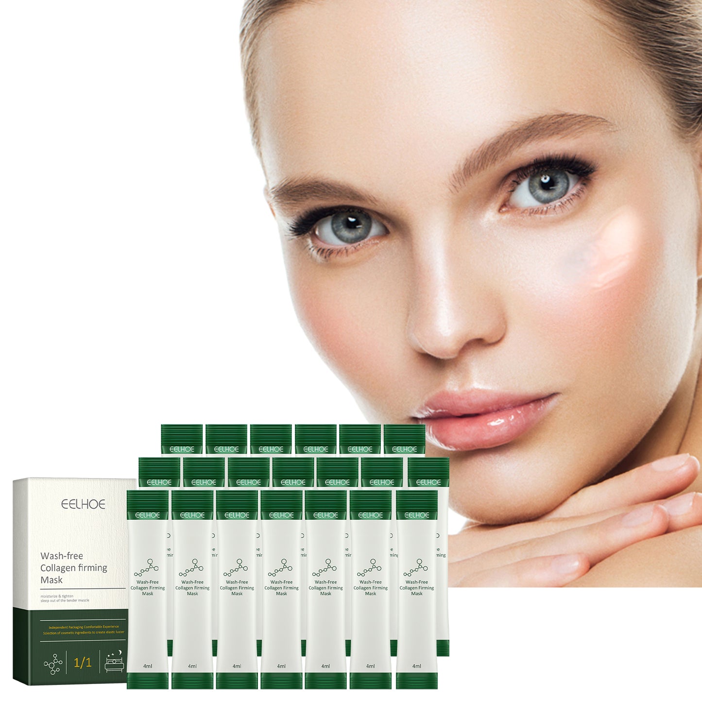 GDBadais Night Frozen Mask, Leave-In Facial Mask Firming Skin, Reducing Fine Lines And Moisturizing Night Cream