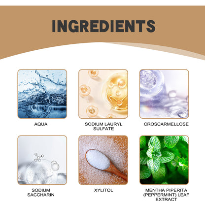 GDBadais Fresh Breath Toothpaste Cleans Teeth Odor Care For Mouth Daily Whitening And Moisturizing Toothpaste