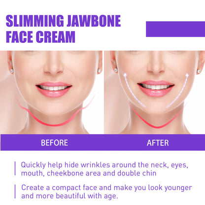 GDBadais V Face Firming Cream Firming And Moisturizing Facial Contour Chin Facial Skin Massage Treatment Cream